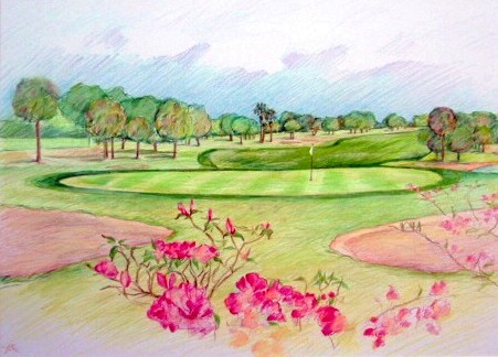 Drawing Golf Course Cartoon / Golf course cartoon 4 of 1704. - canvas